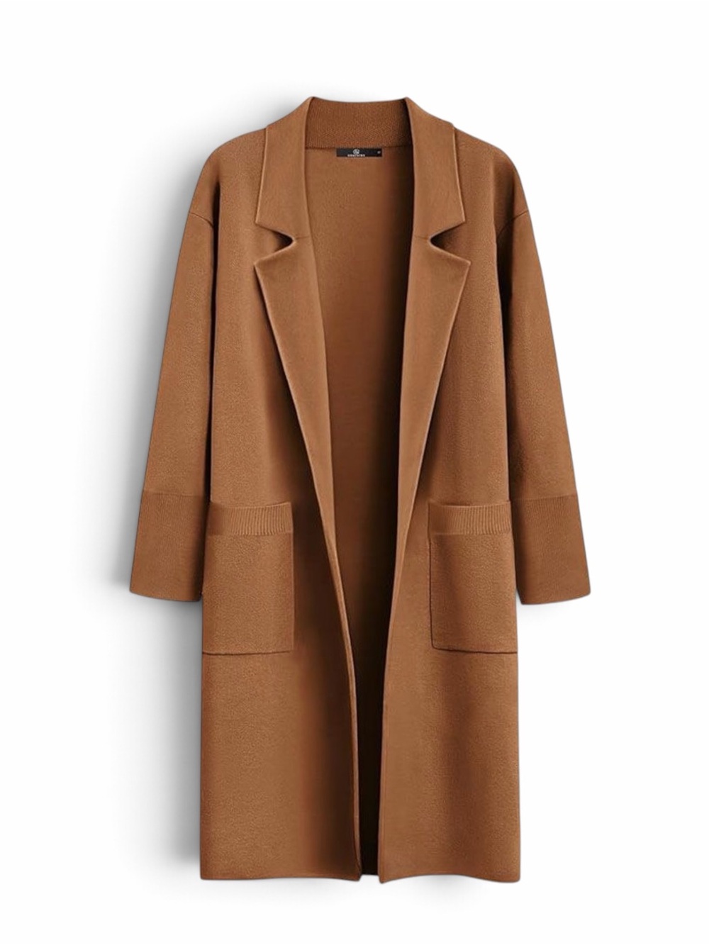 J.Crew – Ella Open-Front Long Sweater-Blazer – Heather Camel – Sz. XS